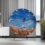 ساعت رزینی طرح دریا